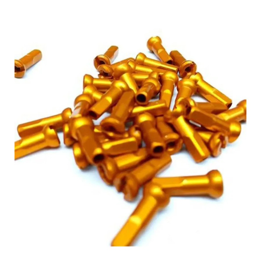 Alloy Spoke Nipple 14G 14Mm Orange